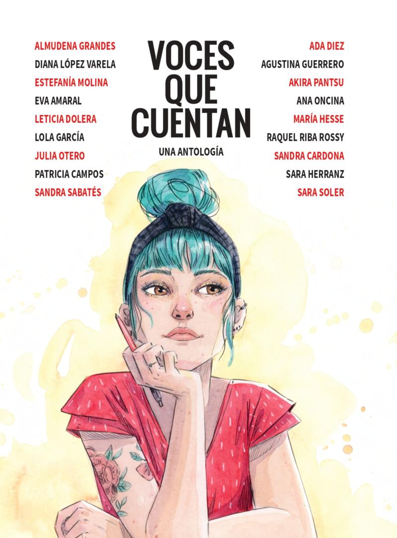 Portada del libro VOCES QUE CUENTAN - UNA ANTOLOGÍA