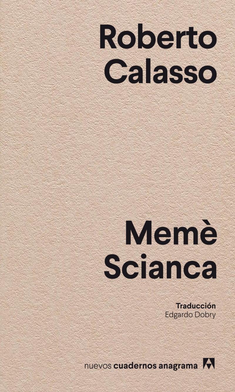 Portada del libro MEMÈ SCIANCA