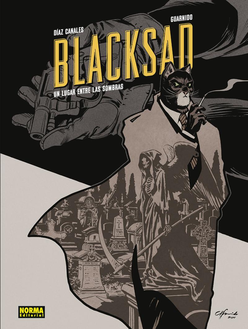 Portada del libro BLACKSAD 1. UN LUGAR ENTRE LAS SOMBRAS. ED. 25 ANIVERSARIO - UN LUGAR ENTRE LAS SOMBRAS